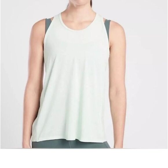 Athleta | Essence Tie Back Tank in Mint Green | L - Picture 2 of 3